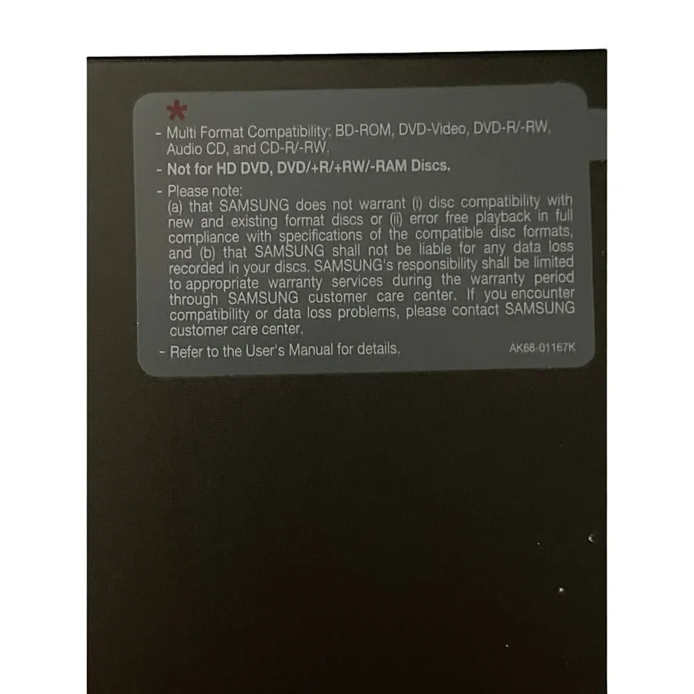 Samsung Blu-ray‎ Player with Discs - High-Quality Home Entertainment System